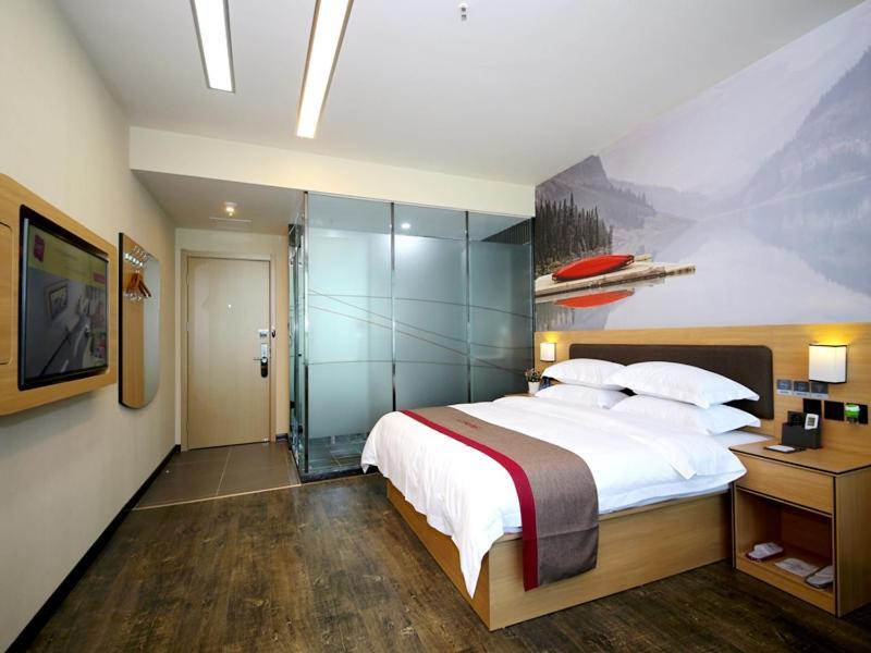 Thank Inn Chain Hotel Shanxi Xi'An Jingwei Industrial Park Exterior foto